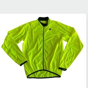 Bellwether Technical Men's Medium Cycling Ultralight Jacket Fluorescent Yellow